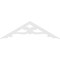 Ekena Millwork Pitch Brontes Architectural Grade PVC Gable Pediment, 72"W x 21"H x 1"P (7/12) GPP072X021X100BRO - alternate 2